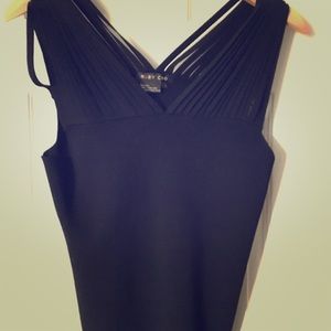 Ruby Cho Black Strappy Tank